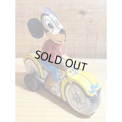 画像2: Micky Mouse Friction Motorbike