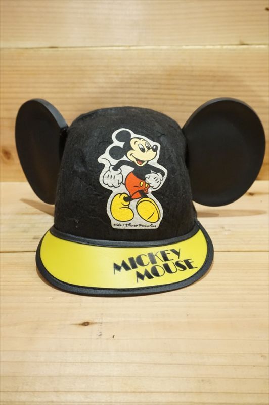 ミッキーマウス 帽子 黒 Drodd