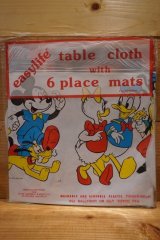 画像: Disney table cloth with 6place mats