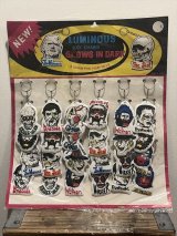 画像: LUMINOUS MONSTER KEY CHAINS 台紙 2