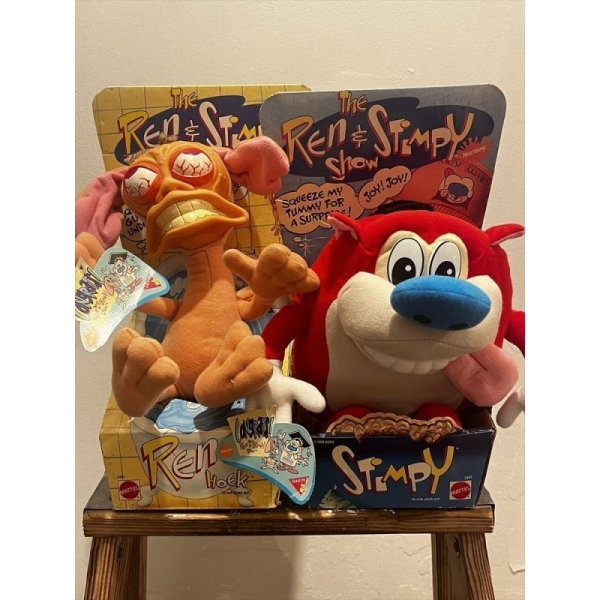 画像2: REN&STIMPY SQUEEZE ぬいぐるみセット (2)