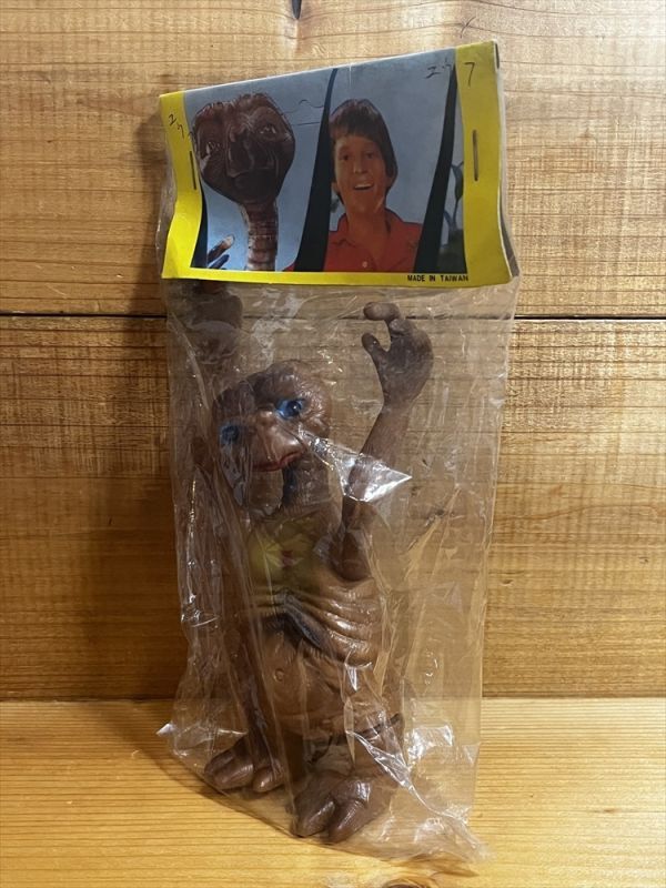 画像: 80s 無版権 E.T. ソフビ 袋入り【G】