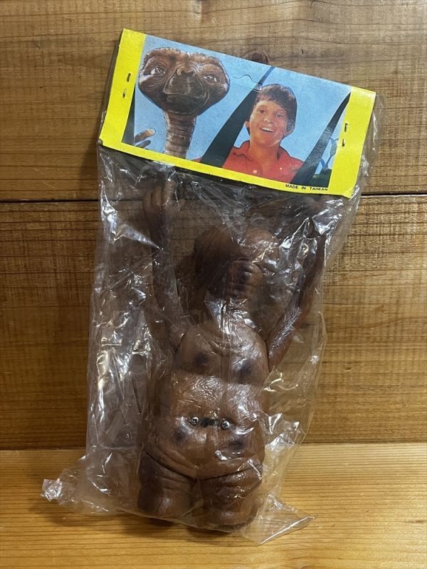 画像: 80s 無版権 E.T. ソフビ 袋入り【G】